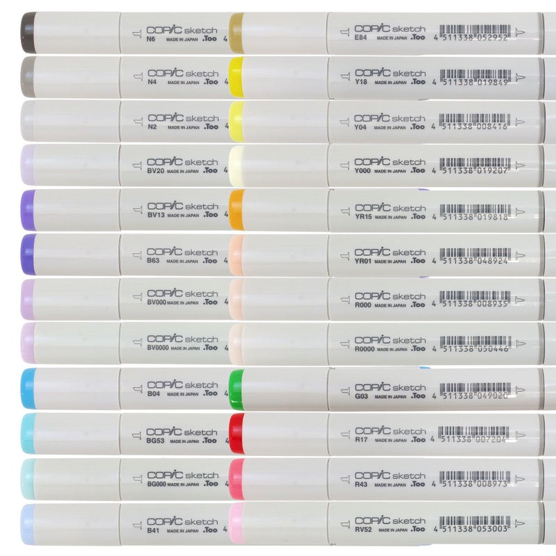 COPIC مجموعة 24 لون من رسومات الكوميك بقلم كوبرك - Image 2